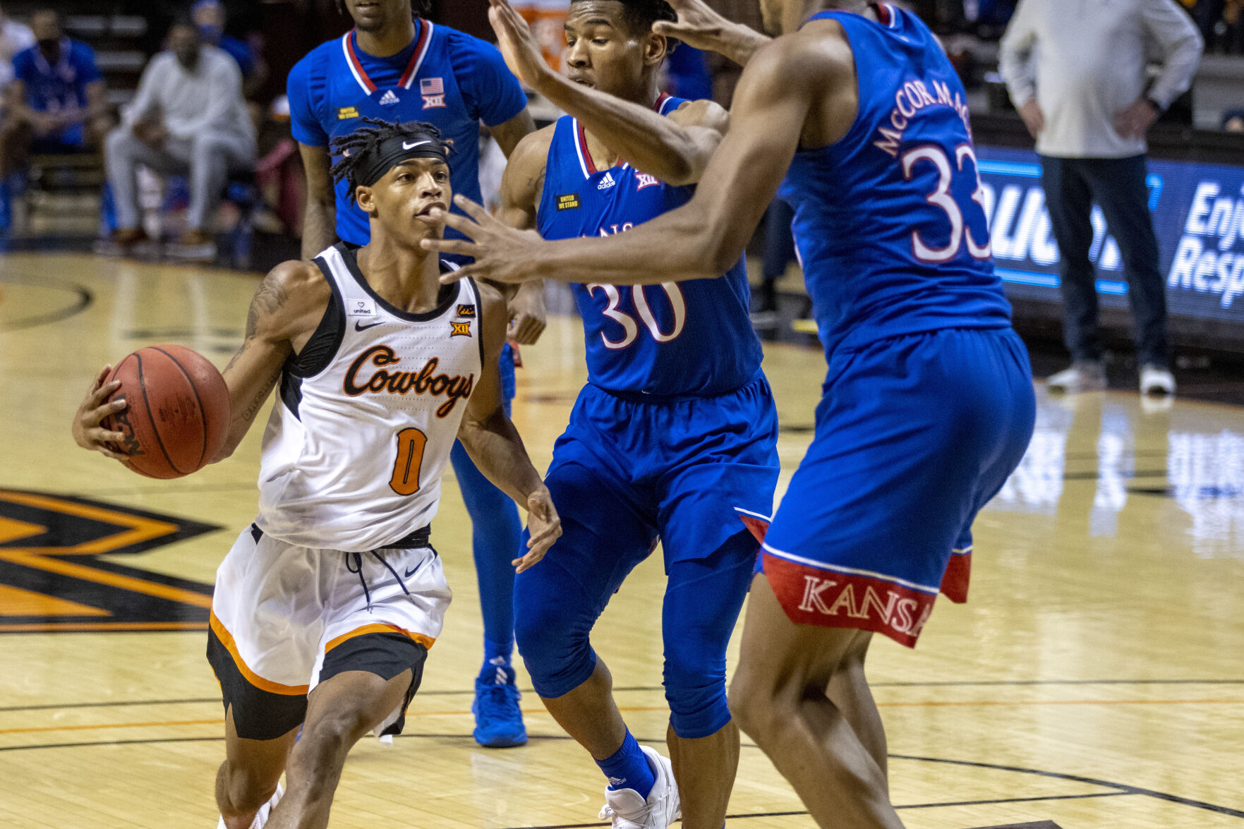 Kansas Oklahoma St Basketball